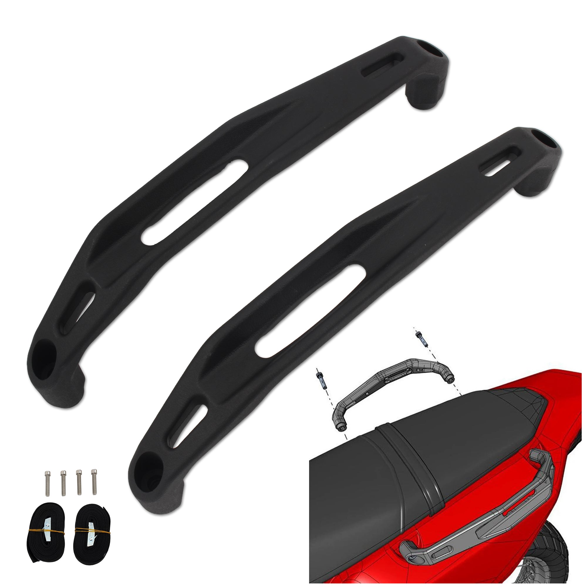 Motorcycle Passenger Rear Armrest Hold Seat Handle Armrest for Yamaha TENERE 700 XT700Z Modified Motorbike Accessories