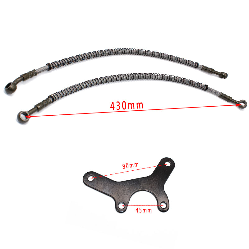 Motorcycle Oil Cooling Cooler Radiator Chinese Made Oil Cooler Set for 125cc 140cc Horizontal Engine Dirt Pit Monkey Bike ATV