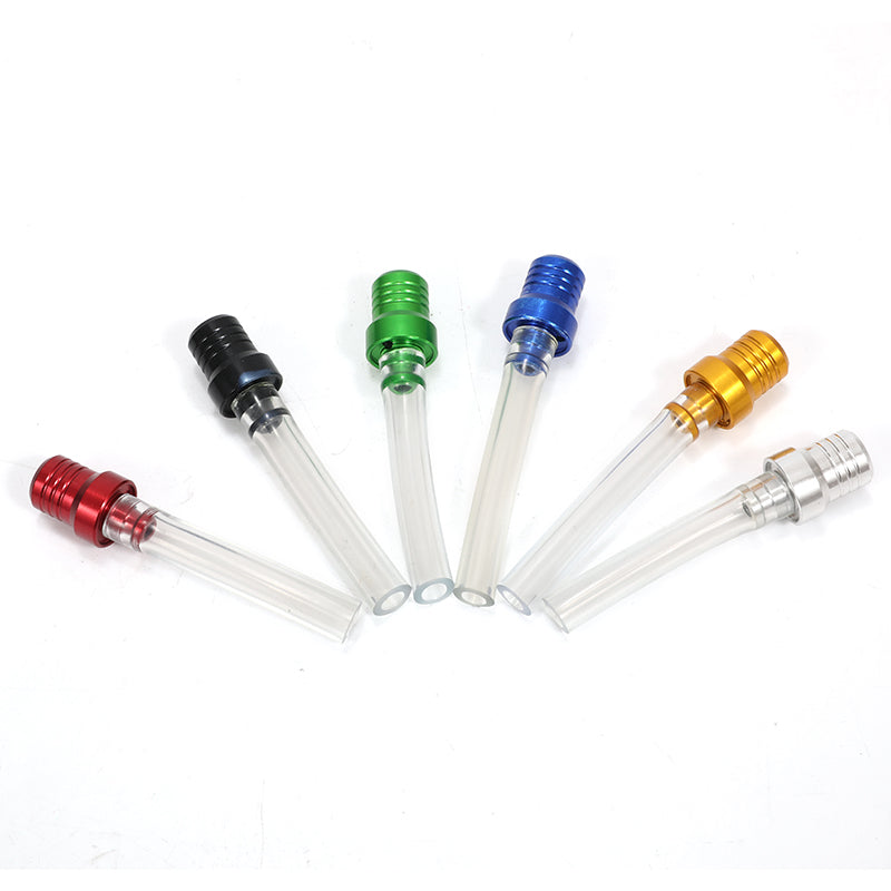 Motorcycle Gas Fuel Cap Single Way Valves Vent Hoses Tubes for YZF RMZ CRF KLX DRZ Supermoto CNC ATV Quad Dirt Pit Bike