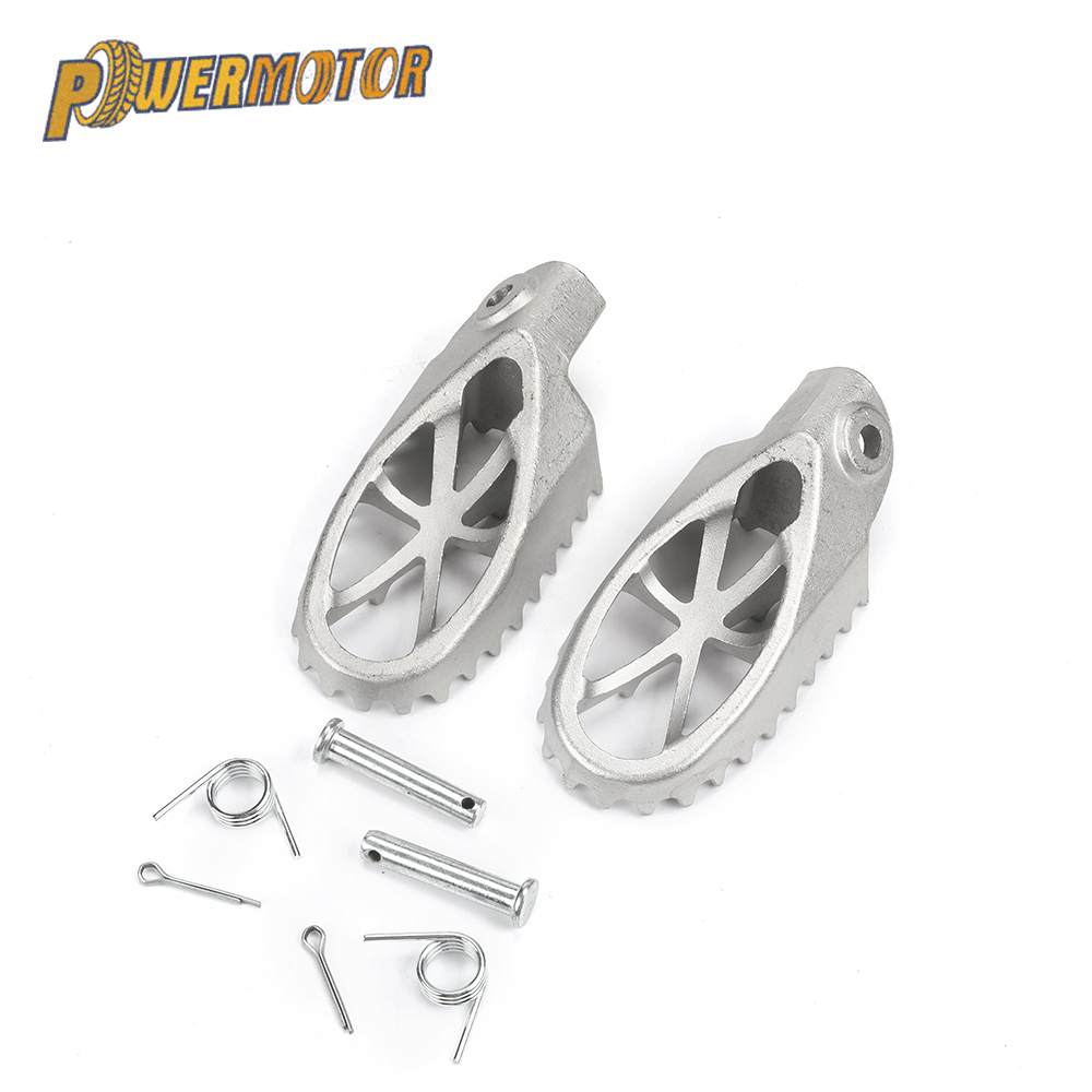 Motorcycle Stainless Steel Foot Pedals Passenger Footrest Motorcycle Pedal for Harley 883 Rear Footpedals and Suzuki 600 2003 Re