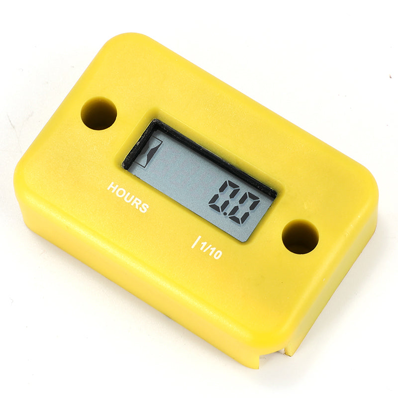 Motorcycle Inductive Digital Hour Meter Waterproof Engine Gauge Hour Meter LCD Display for Bike Motorcycle ATV Boat Offroad