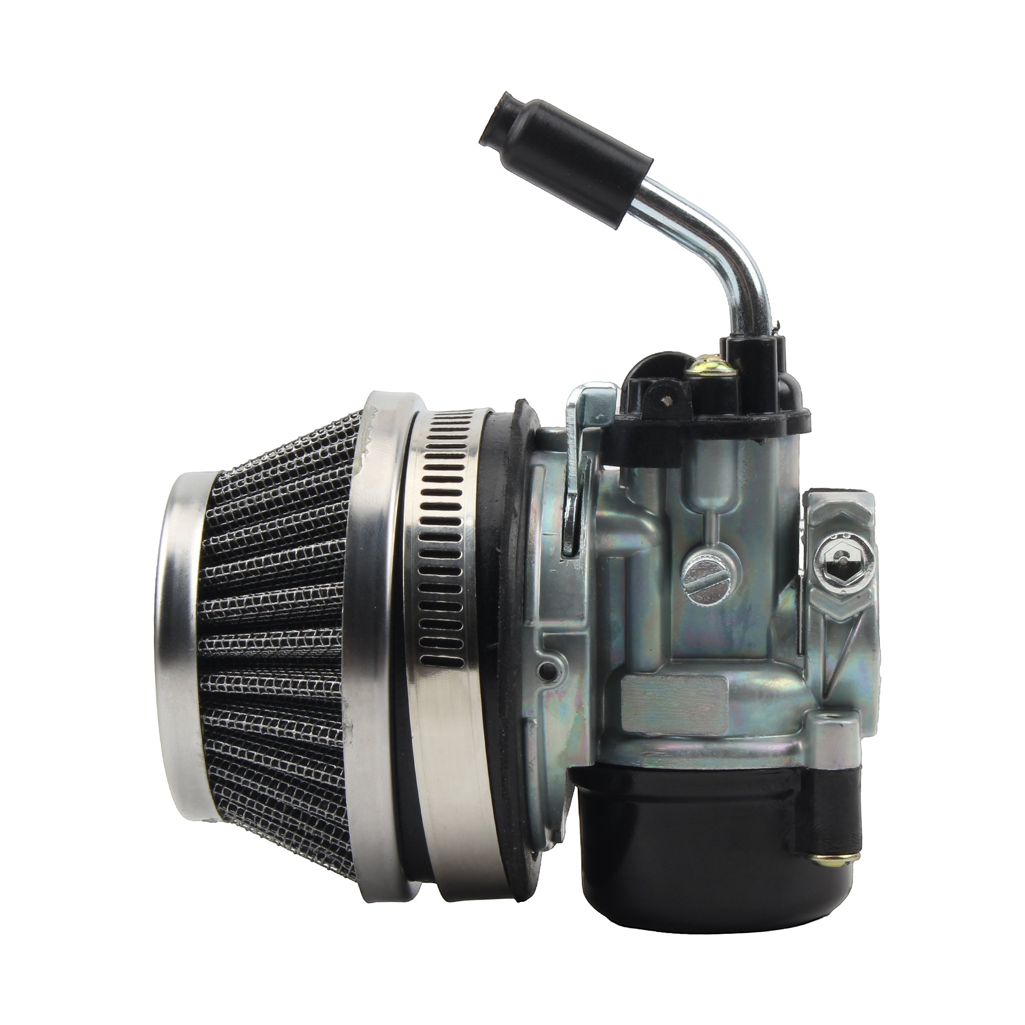 Motorcycle 2 Stroke Performance Carburetor Air Filter Assembly for 49cc 50cc 60 66 80cc Carb Fit Motorized Bike Bicycle MINI ATV