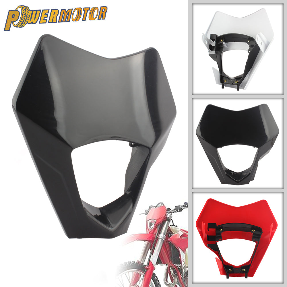 For GasGas Motorcycle Headlight Plate EC 250 250F 300F EX 300 350F 450F MC 450 2021-2023 Dirt Bike Enduro Motocross Mask Tuning