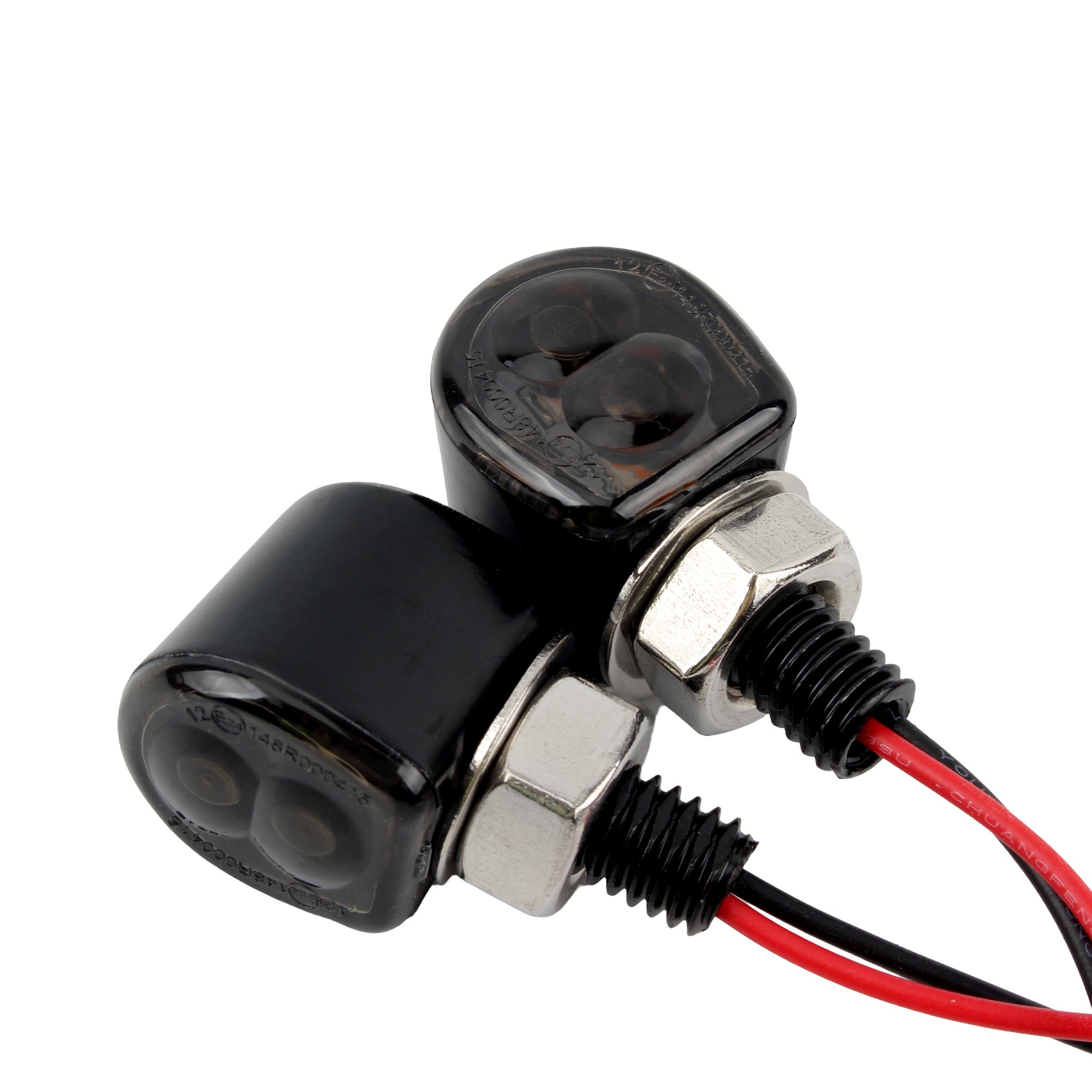 8mm Motorcycle Mini Led Turn Signal Indicators Blinker Lights Motorbike Flasher Signal Lamp For Harley Cafe Racer