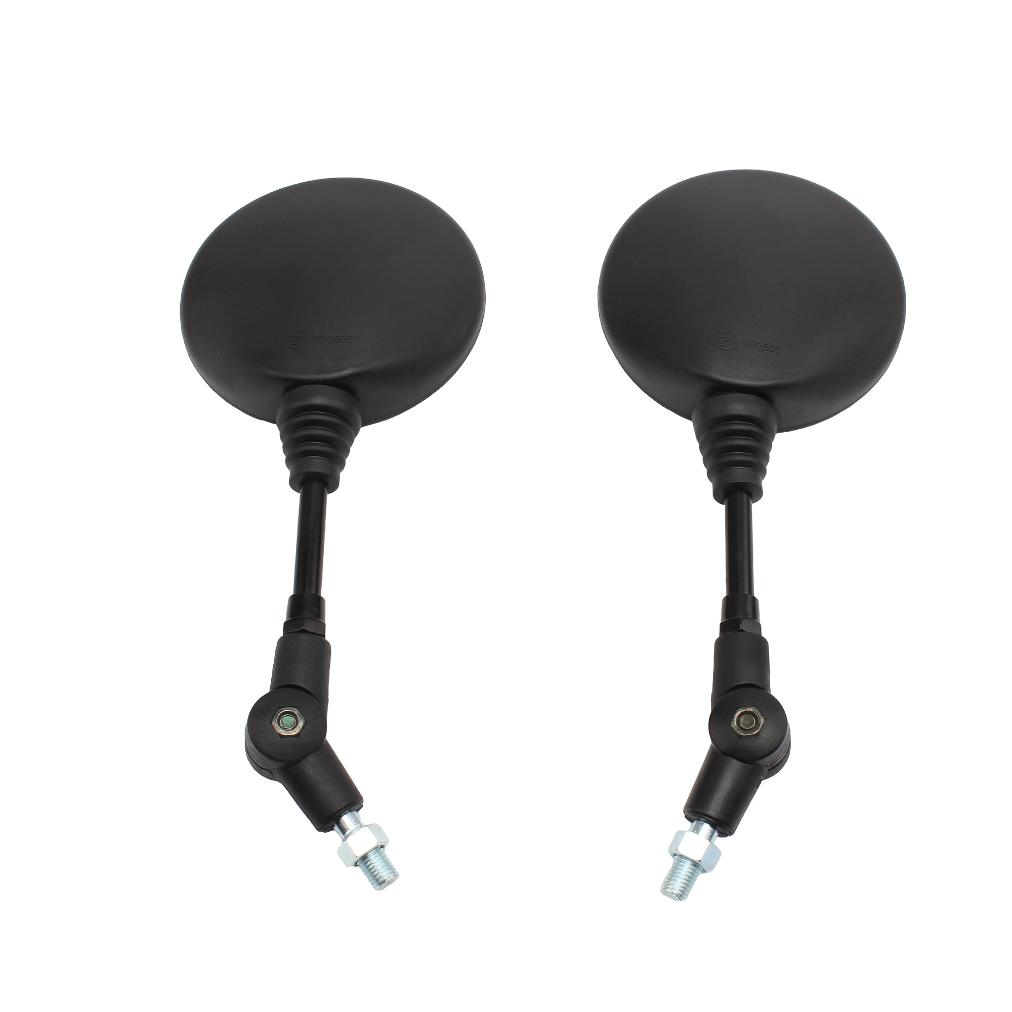 Scooter Rear Mirror Motorcycle Side Mirror 2pcs Foldable Round 10MM for Motocross Accessories for Bike Rearview Mirrors