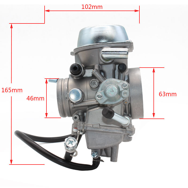 Motorcycle 42mm PD42J Carburetor for Yamaha YFM 600 Raptor 660 Hisun 700cc Enduro UTV ATV Motocross Parts Dirt Pit Bike Carb