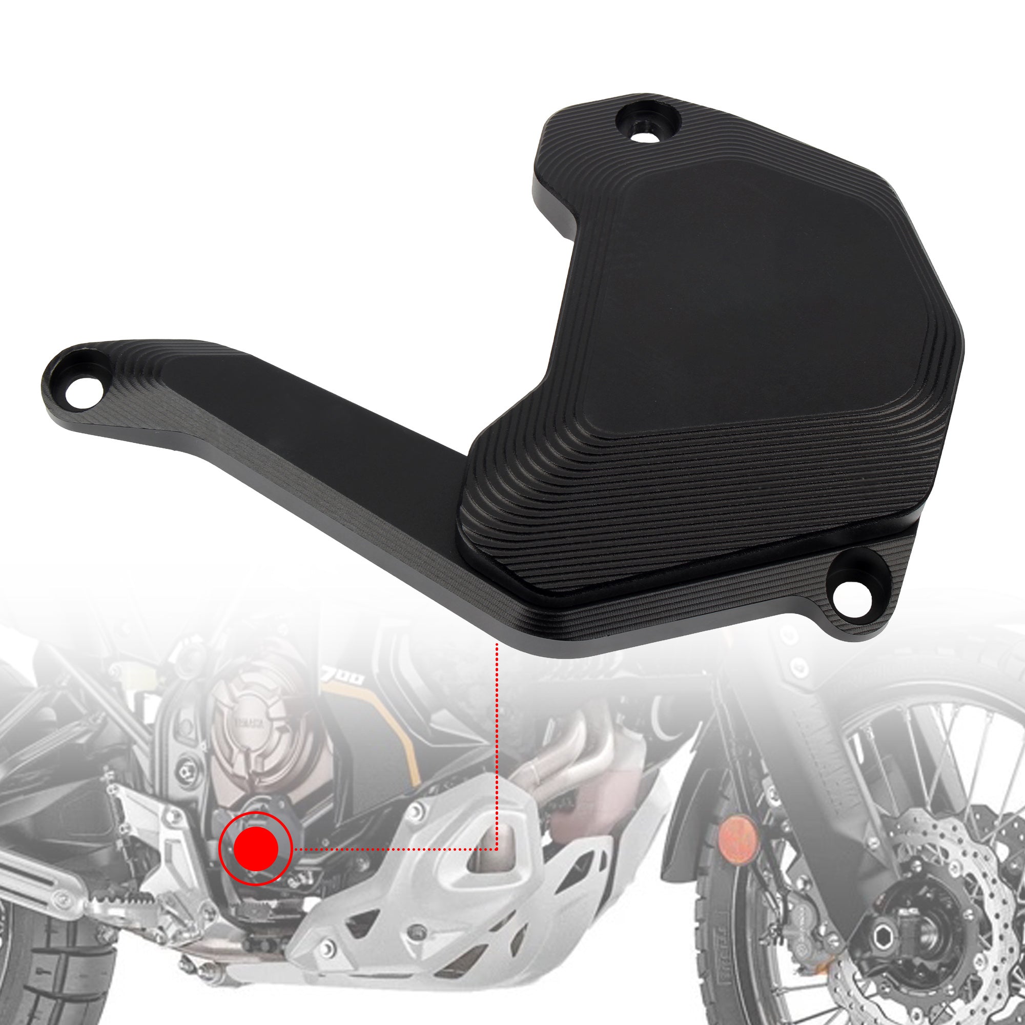 Motorcycle Water Pump Guard for Yamaha TENERE 700 Tenere 700 2019 2020 2021 Motocross Water Pump Housing Protection Parts