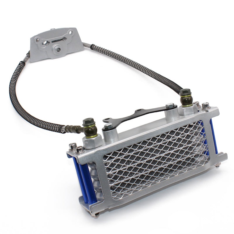 Motorcycle Oil Cooling Cooler Radiator Chinese Made Oil Cooler Set for 125cc 140cc Horizontal Engine Dirt Pit Monkey Bike ATV