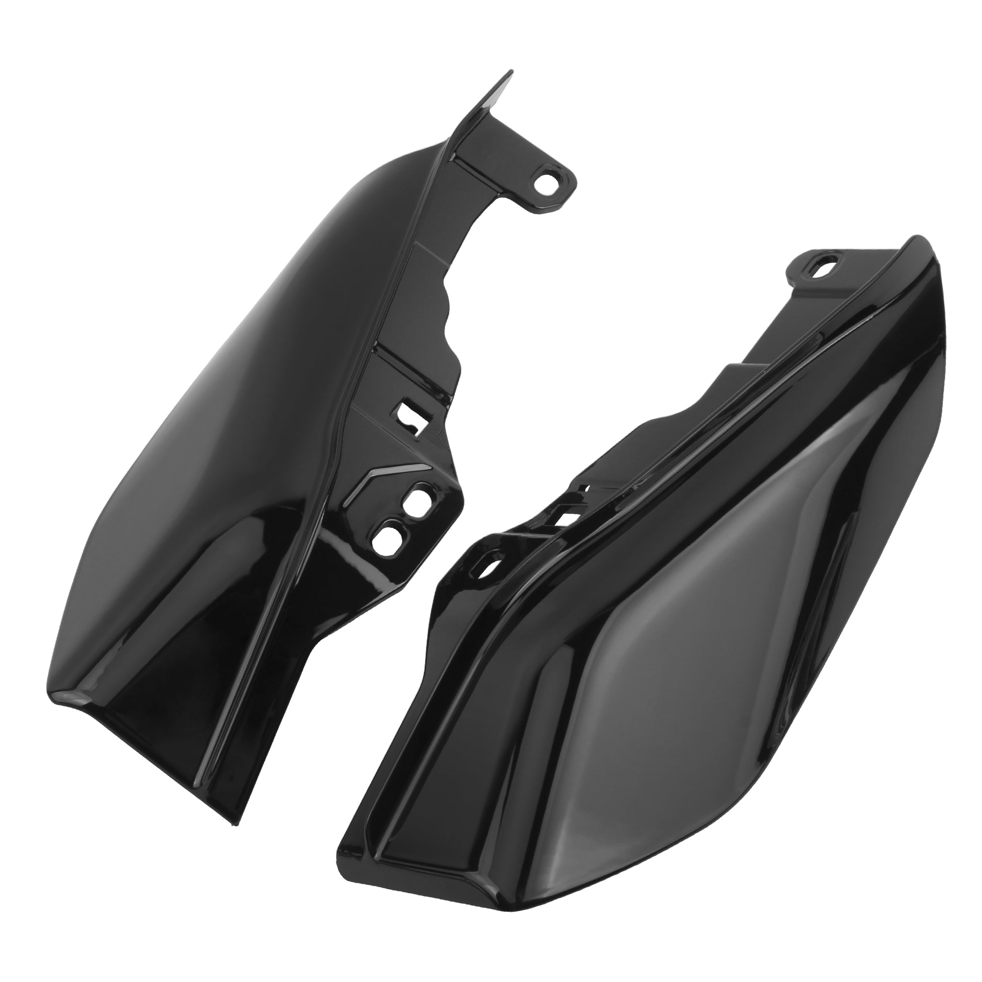 Motorcycle Mid-Frame Air Deflector Under Seat Engine Heat Shield for Harley Touring Street Electra Glide CVO Road King 2001-2022