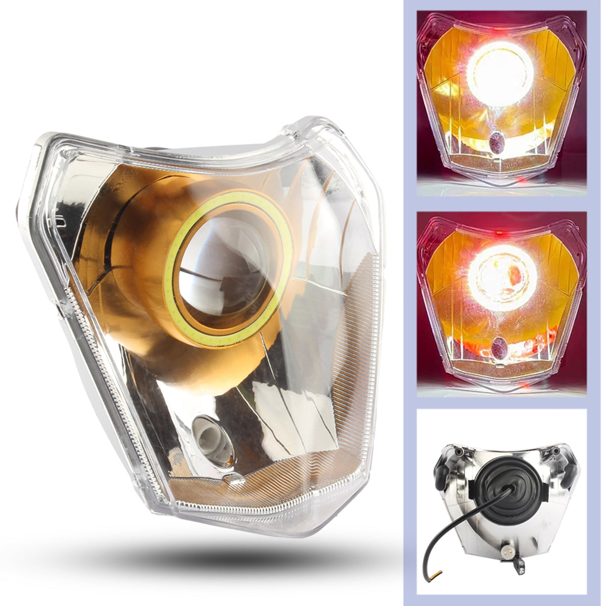 For KTM Headlight Enduro Motorcycle Wick EXC Led 2023 EXCF XC SX SXF XCW 125 to 500 Universal Dirt Bike Motocross Modified Parts