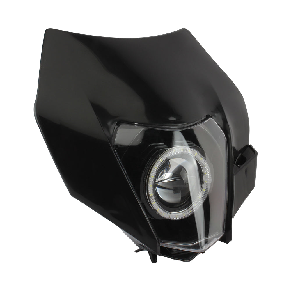 For KTM EXC Headlight LED Plate Motorcycle SX Duke 125 250 300 450 Moto Fairing Supermoto Motocross Accessories Dirt Bike Enduro