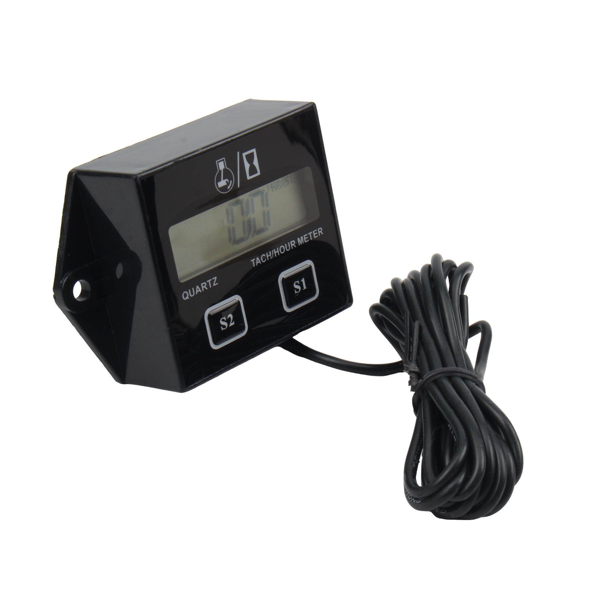 Motorbike 2-Stroke 4-Stroke Digital Engine Tach Hour Meter Tachometer Gauge Inductive Display Dirt Pit Bike Motorcycle Parts