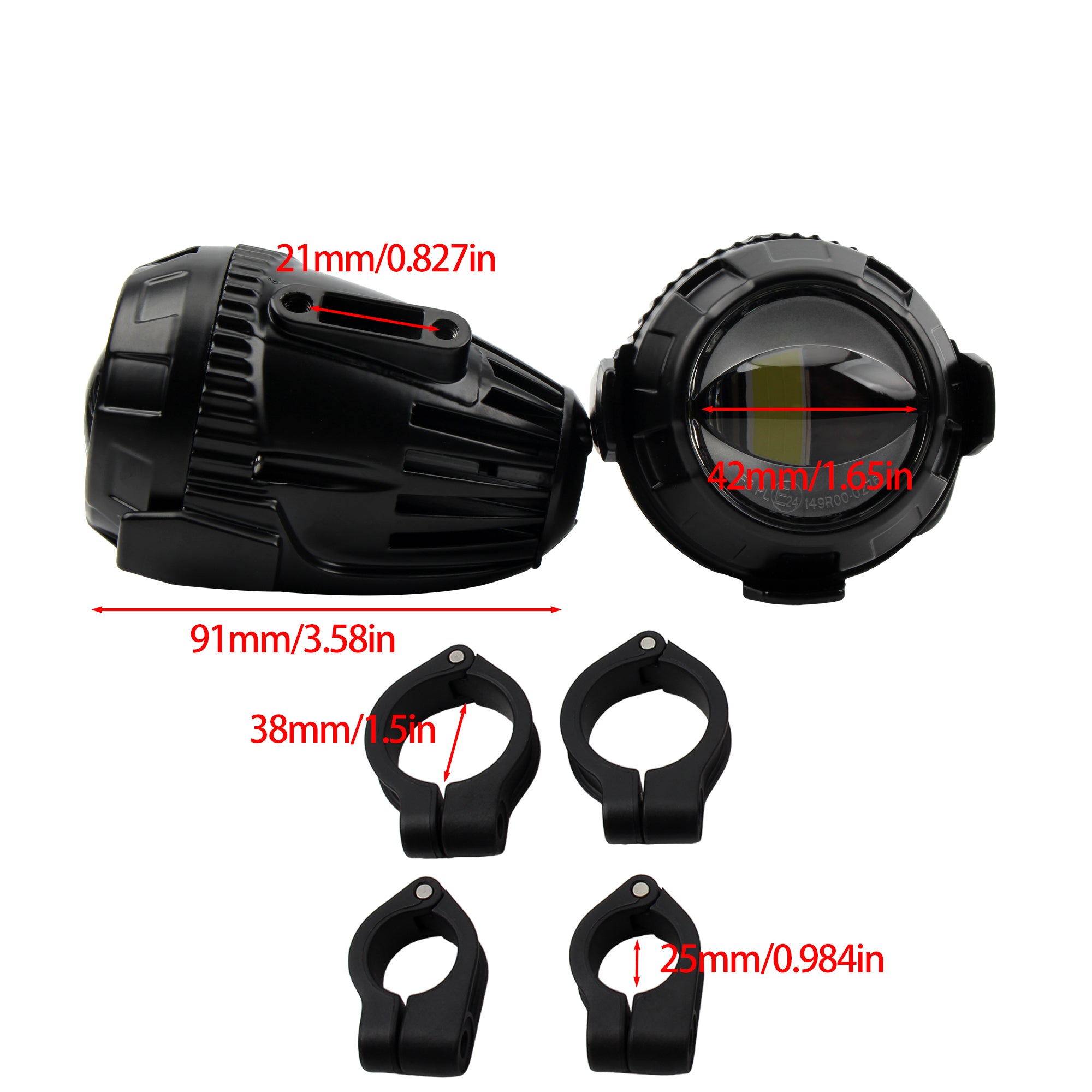 1 Pair Motorcycle LED Spotlight for BMW R1200GS F850GS 750GS 1250GS LC Adventure Front Spot Lamp Upgraded Auxiliary Light