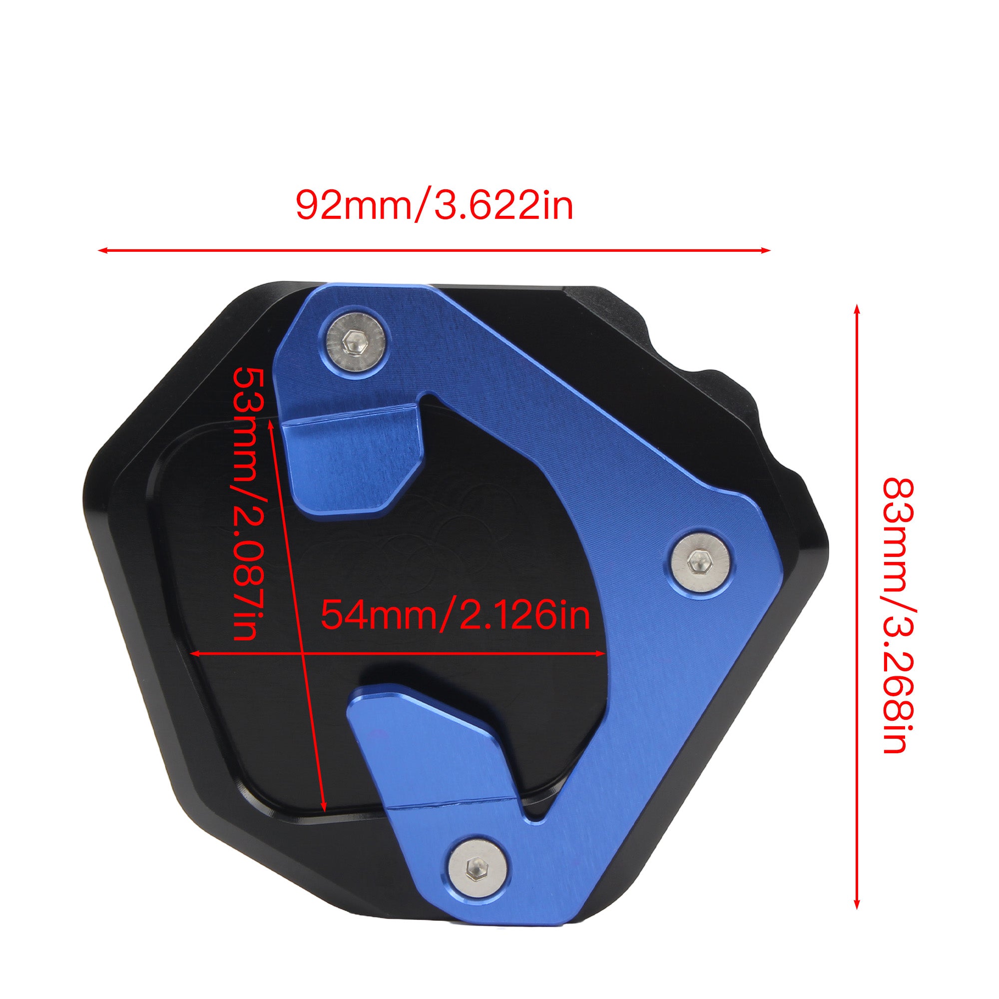 For Yamaha TENERE 700 2019 2020 2021 Motorbike Motorcycle Kickstand Extension Plate Foot Side Stand Enlarge Pad