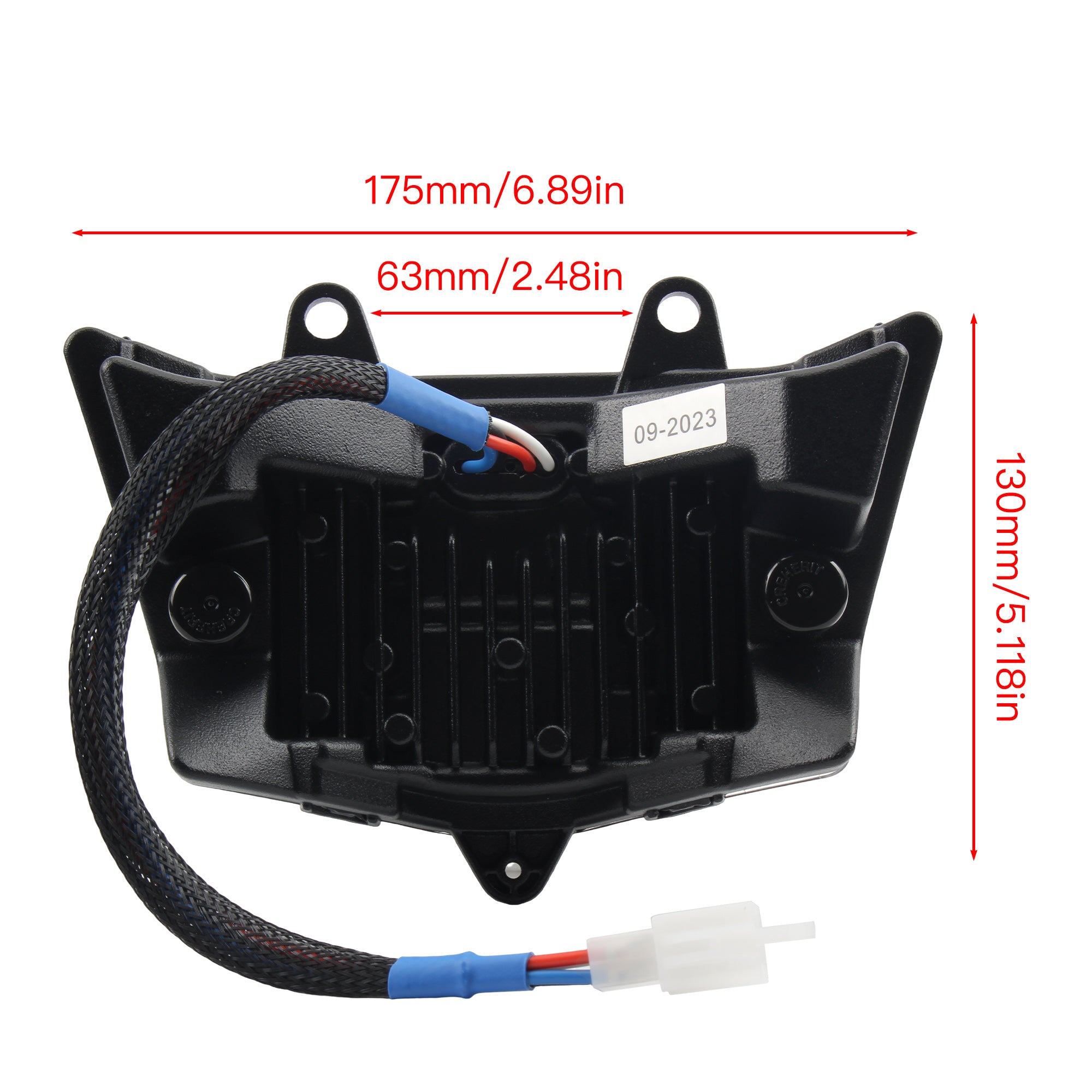Motorcycle LED Headlight for Kawasaki D-Tracker 125 KLX125 150 2010-2016 KLX450R 2008-2021 Motocross Headlamp With Hi-Lo Beam