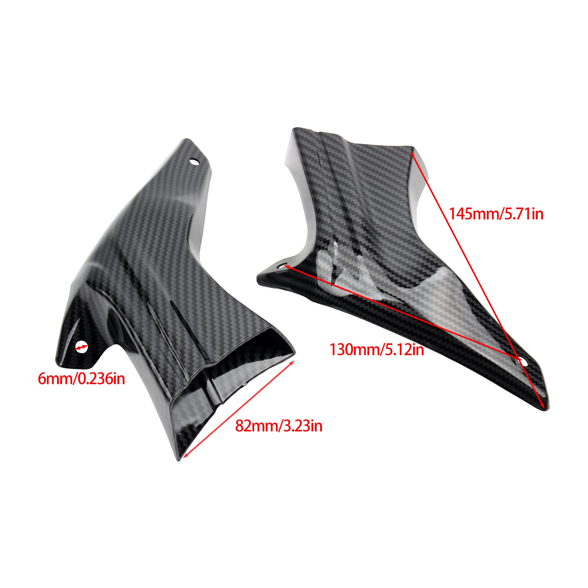 For Honda CB1000R 650R CB125R CB300R CB500F Motorcycle Motorbike ABS Brake Caliper Air Cooling Ducts for BMW Kawasaki Ducati