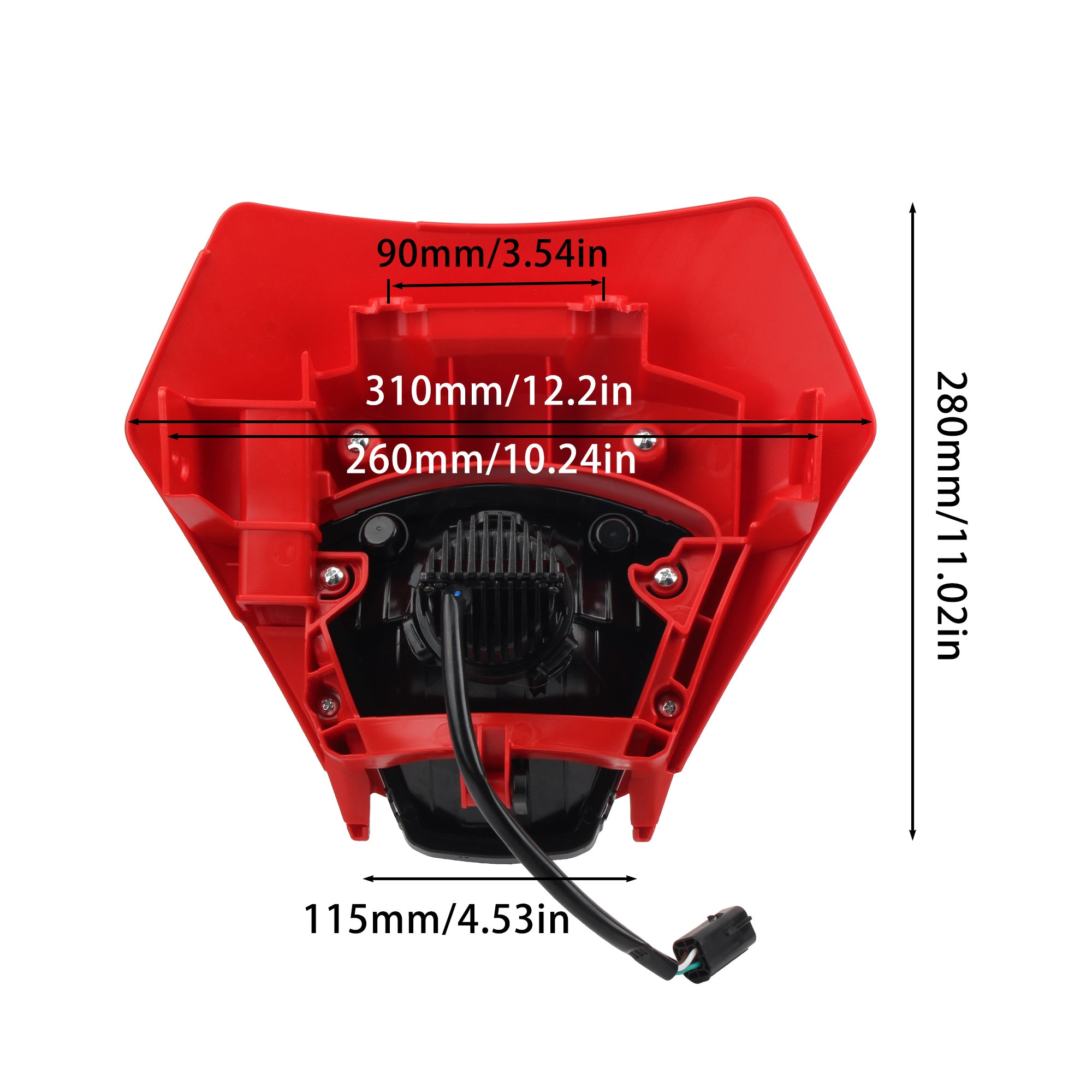 2024 Motorcycle Supermoto Head Lights Fairing Headlamp Dirt Bike Head Light for GASGAS EX EC 300 350F 400F 450F 500F Enduro