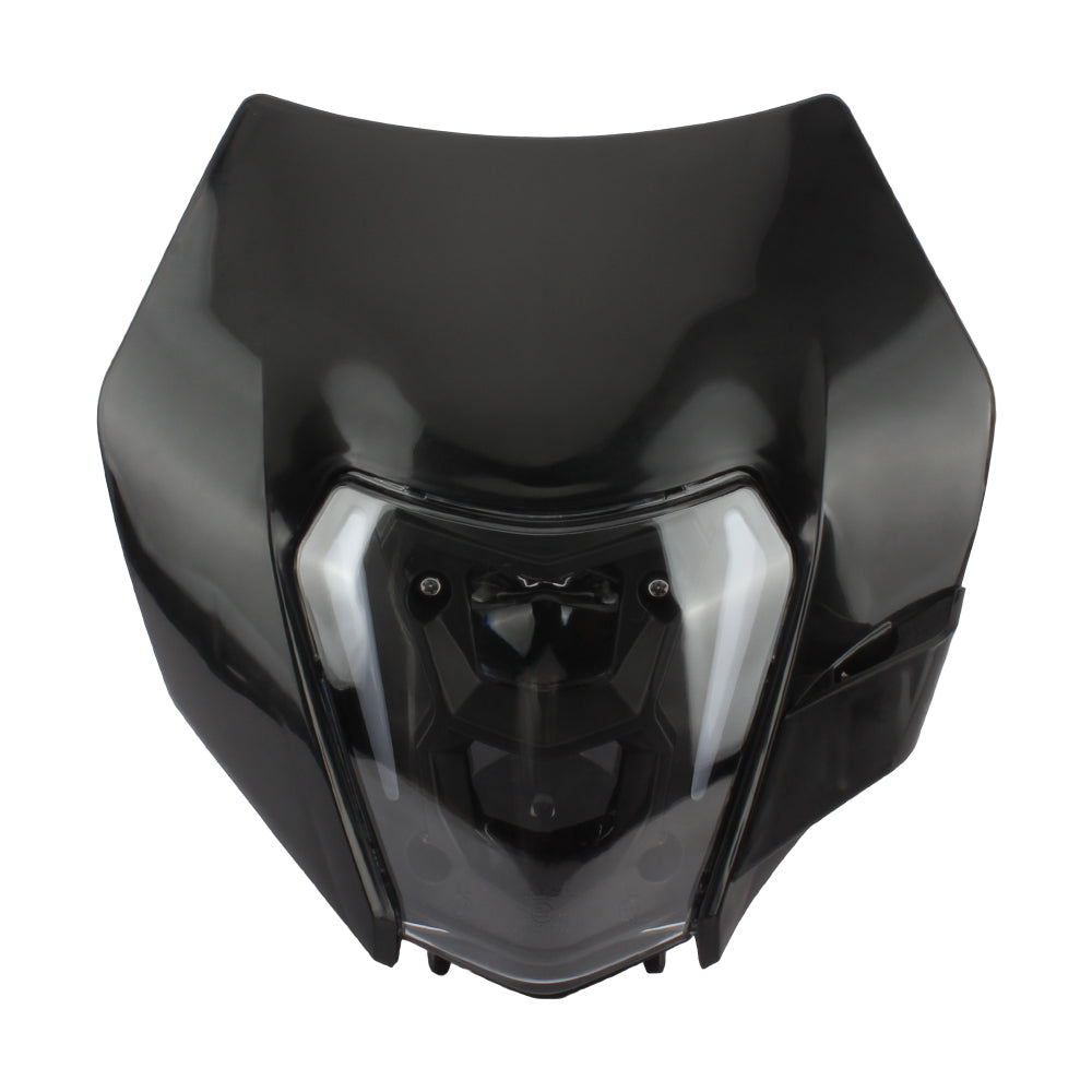 For KTM Duke 125 Headlight Plate LED Motorcycle Parts EXC SX 250 300 Fairing Enduro Motocross Supermoto Accessories Dirt Bike