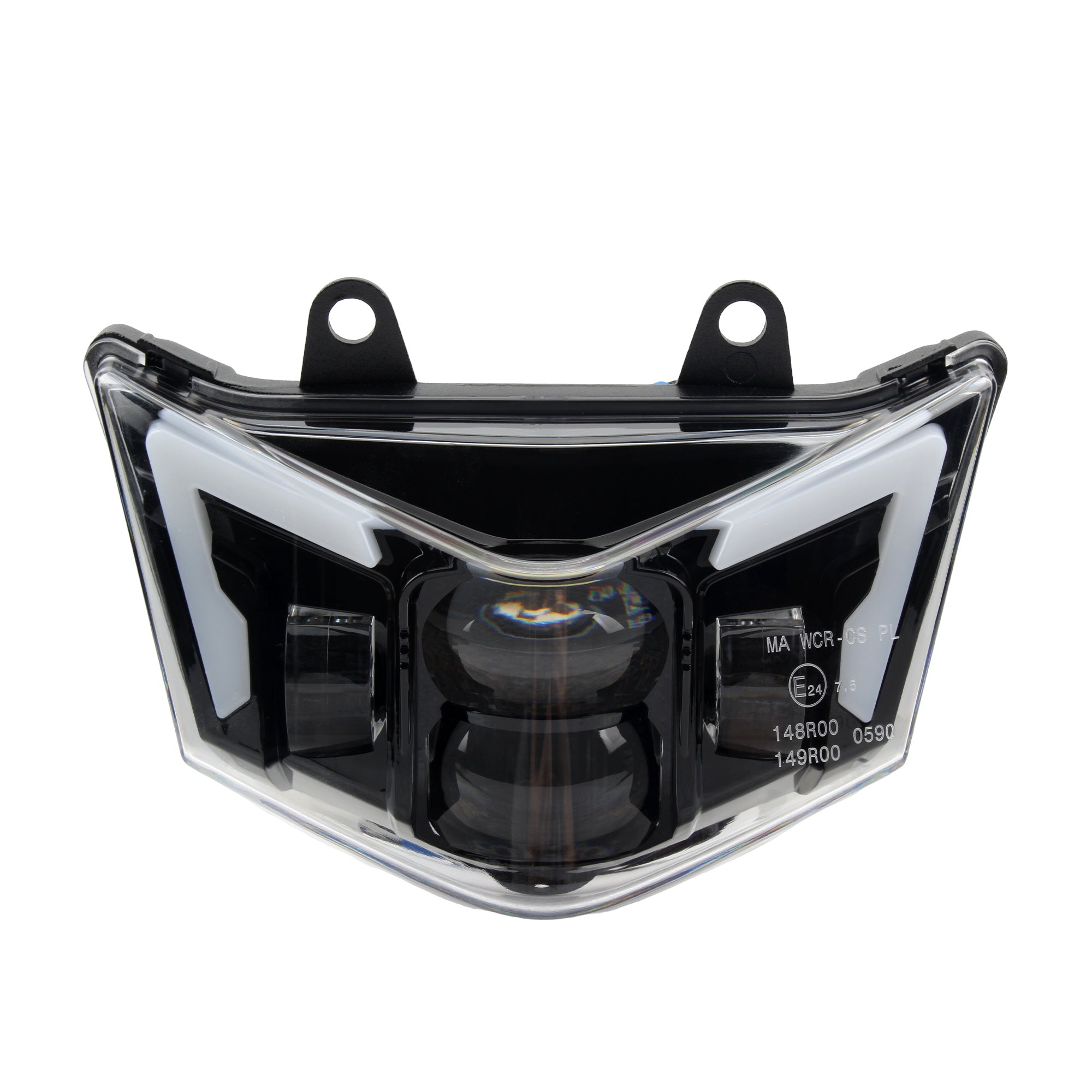 Motorcycle LED Headlight for Kawasaki D-Tracker 125 KLX125 150 2010-2016 KLX450R 2008-2021 Motocross Headlamp With Hi-Lo Beam