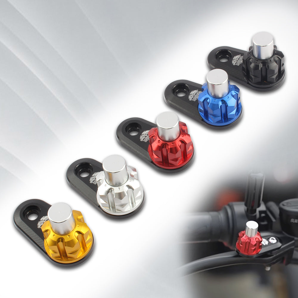1PCS Motorcycle CNC Parking Brake Lever Lock Universal Parking Brake Switch Button Lock Moto Accessories Parts