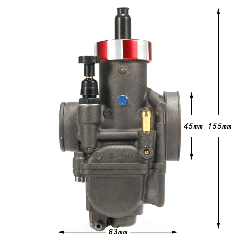 PE28 PE30 Carburetor High Performance Carb Smart Dirt Bike Carburetor 42mm Carburetor Sliver Aluminum Alloy Fit for 28mm 30mm Ce