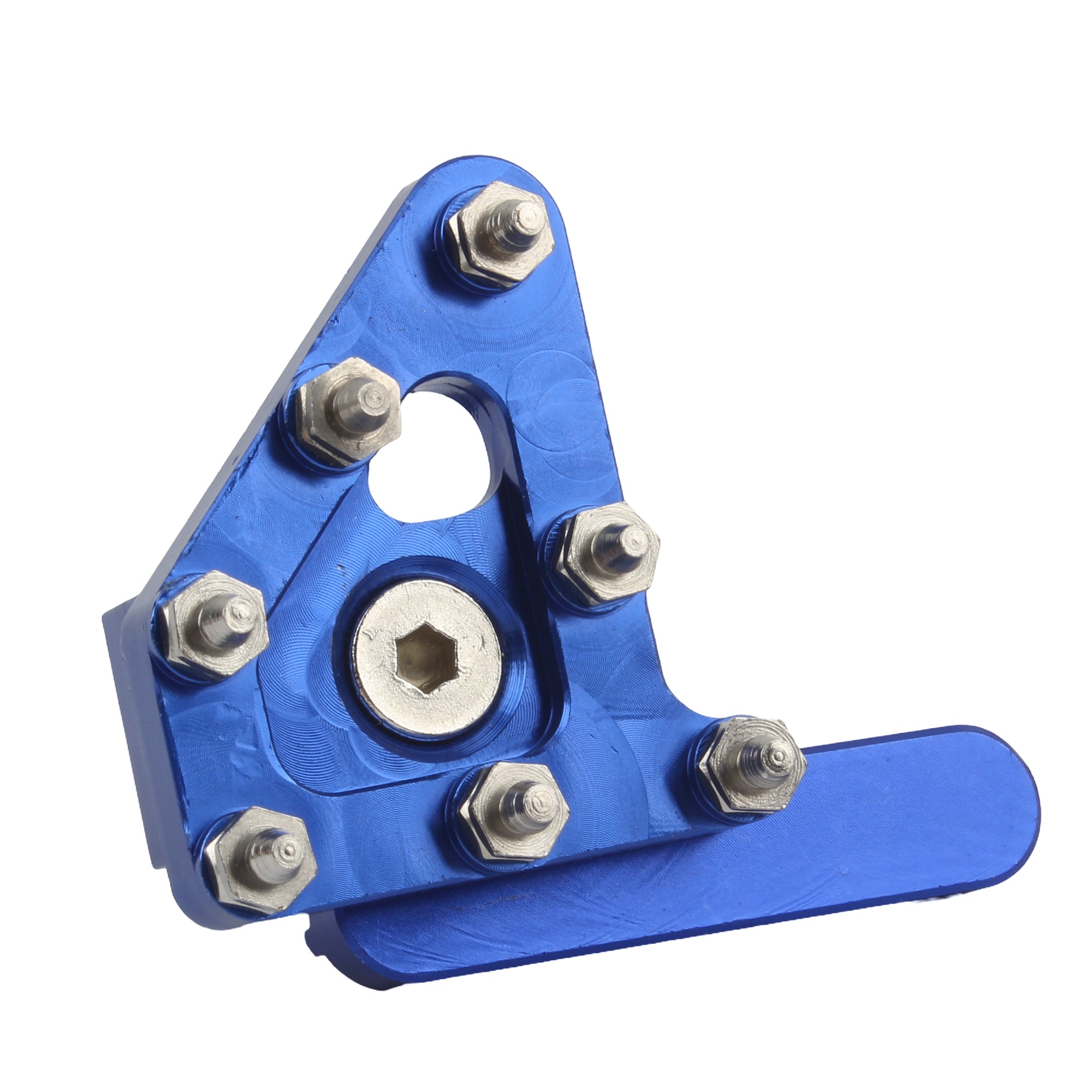 Powermotor Motorcycle Rear Brake Pedal Lever Step Plate Tip for CRF/KLX/YZF Rotatable Aluminum Alloy Motorbike Accessories