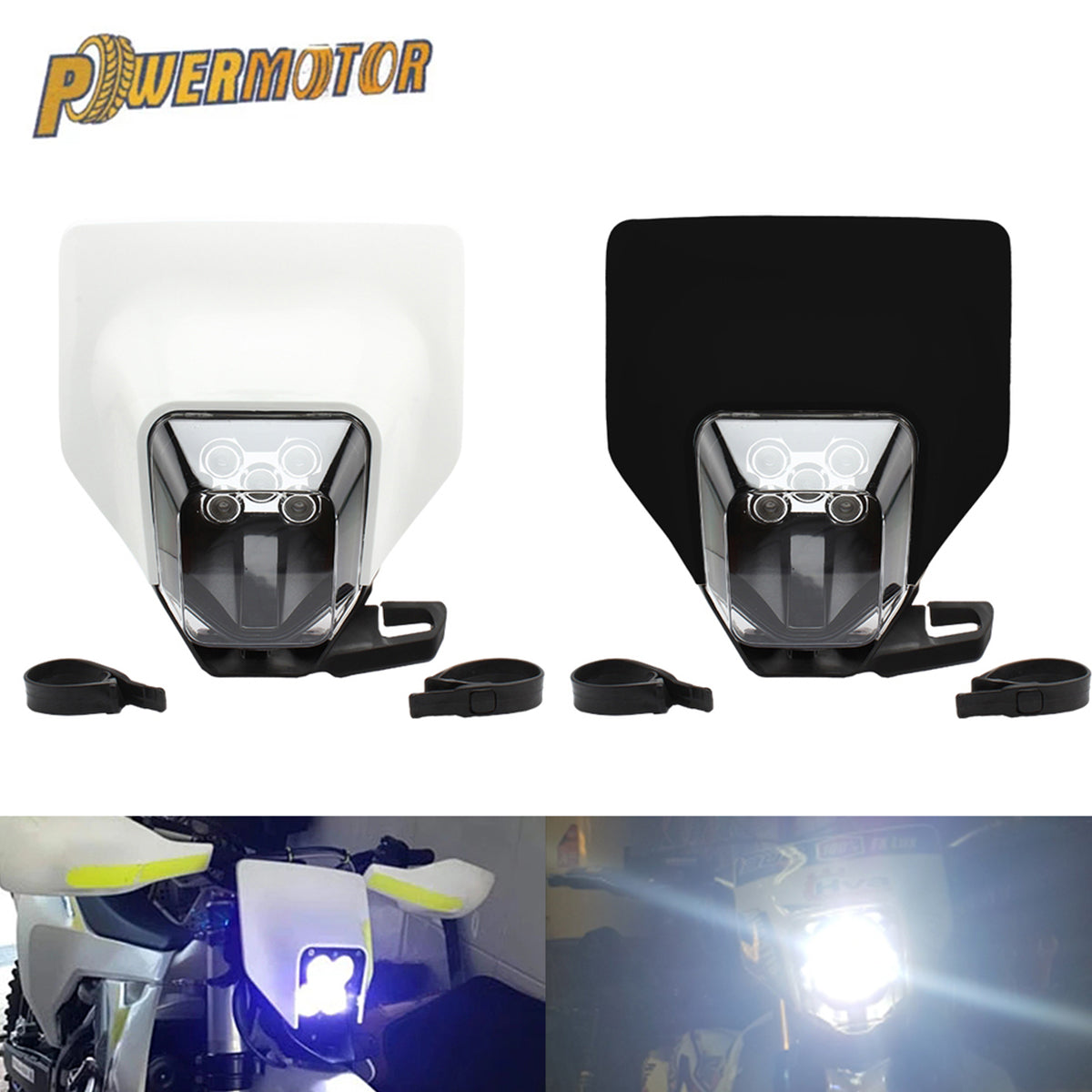 New Motorcycle LED Headlight Headlamp Light  FC FE FX TC TE TX 125 250 300 350 450 501 FE250 FC250 TE300 Halogen