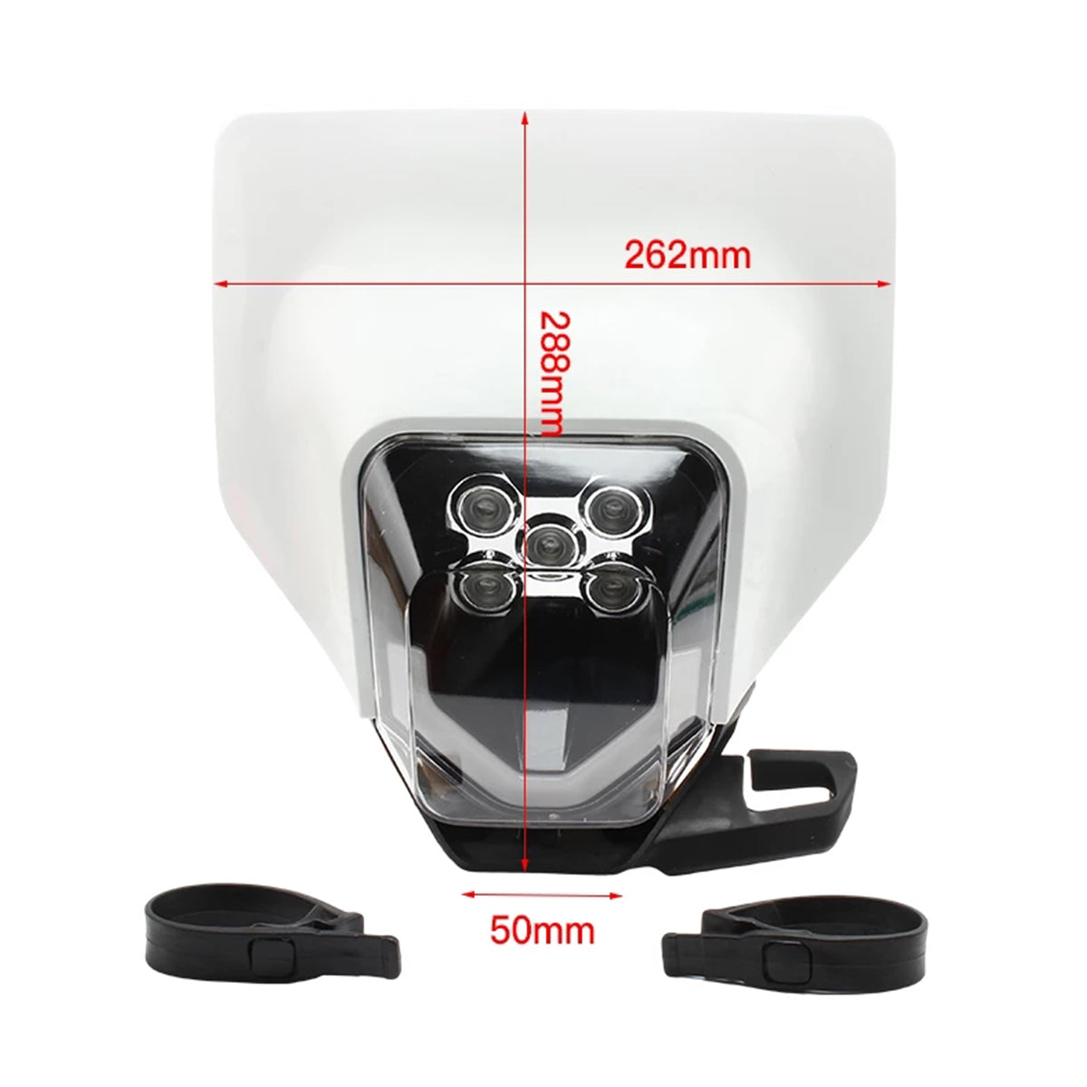 Motorcycle Headlight LED Headlamp for   TE 250 300 450 FC TE TX TC FX 125 150 Moto Head Lamp Light With Light Universal