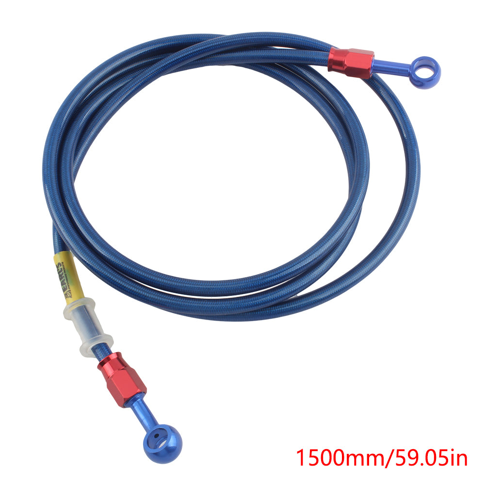 Aluminum Alloy Brake Tubing 500 mm 1500 mm 1800 mm Red and Blue Two Colors