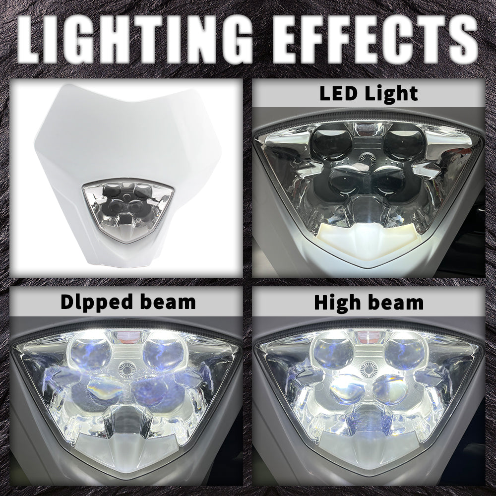 Motorcycle Headlight LED for Gas Gas EC 250 300 250F 350F EX300 250F 350F 450F MC 250F 450 Motocross Accessories Pit Dirt Bike