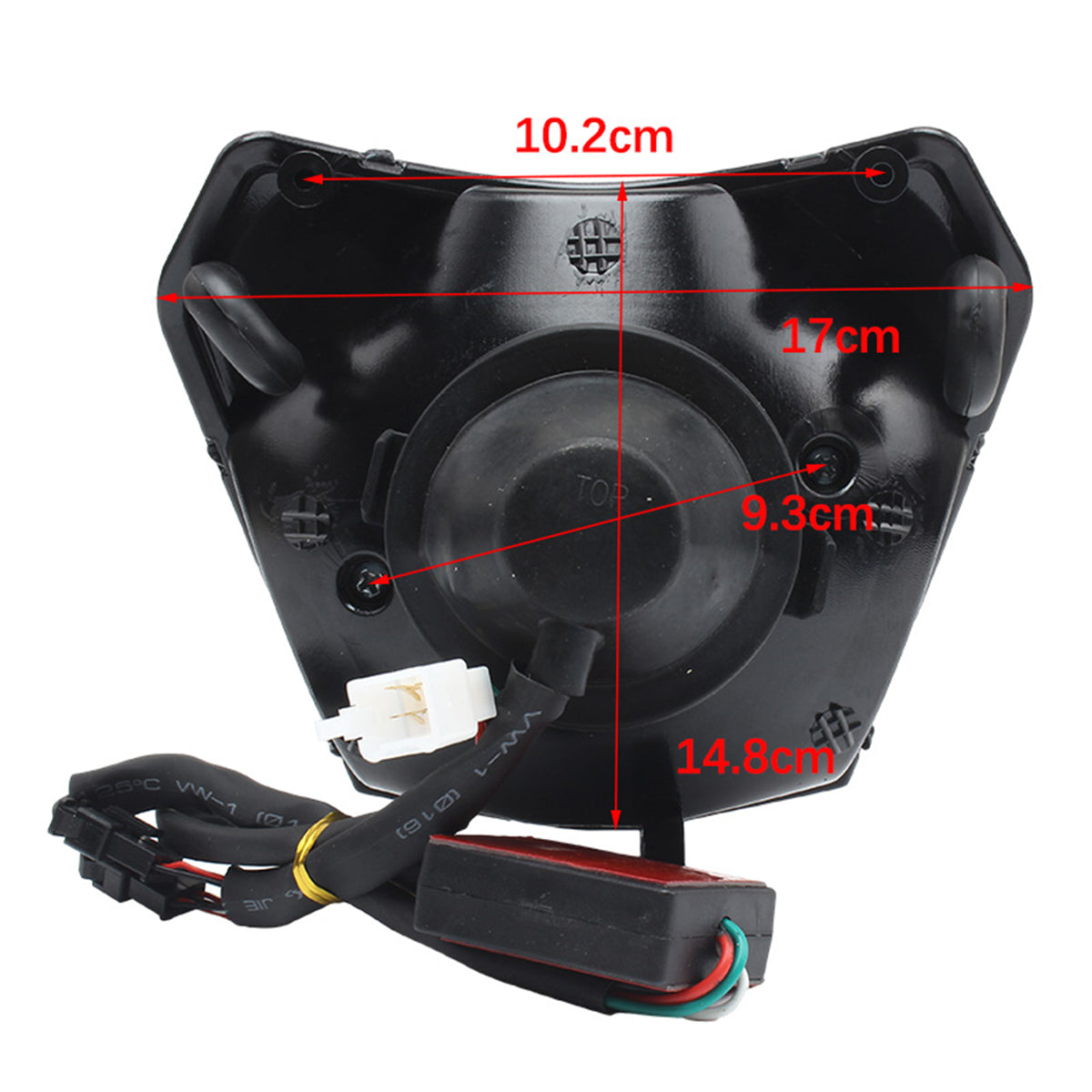 Motorcycle Headlight LED Plate Enduro Fairing for KTM EXC 250 300 Round Wick Headlamp Dirt Bike Motocross Supermoto Accessories