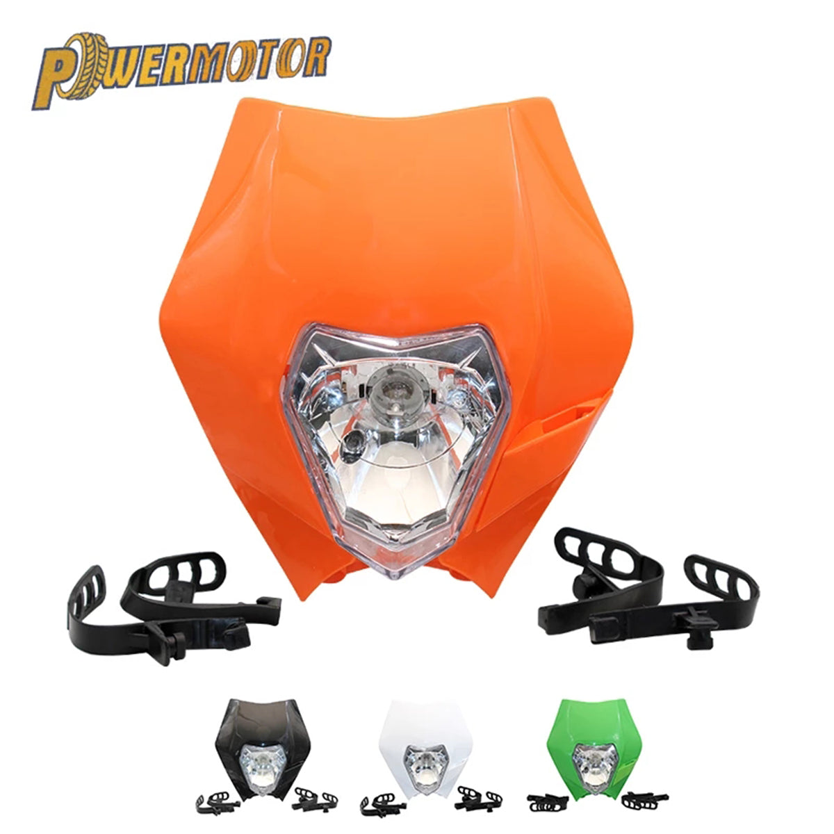 Universal Motorcycle Headlight Enduro for KTM 125 250 300 Headlamp Dirt Bike Motocross Supermoto Accessories Headlights Parts