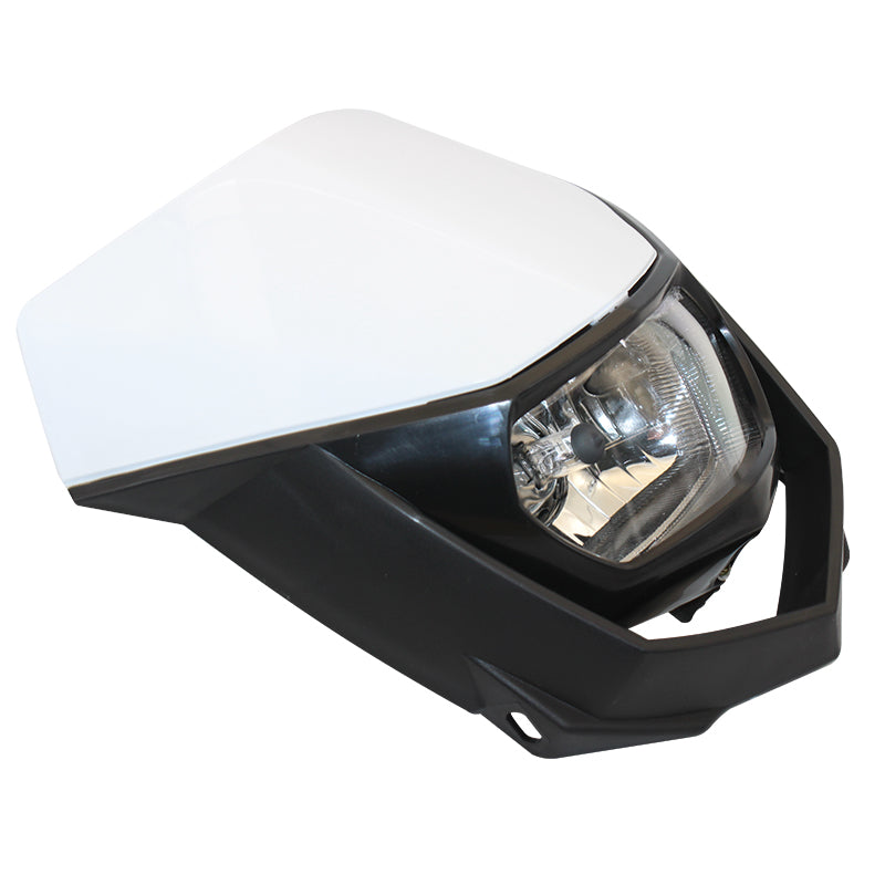 Universal Motorcycle Head Lamp H4 35W Headlight Lighting Dual Sport EndDirt Bike Fairing for Yamaha Honda Yamaha Suzuki Halogen
