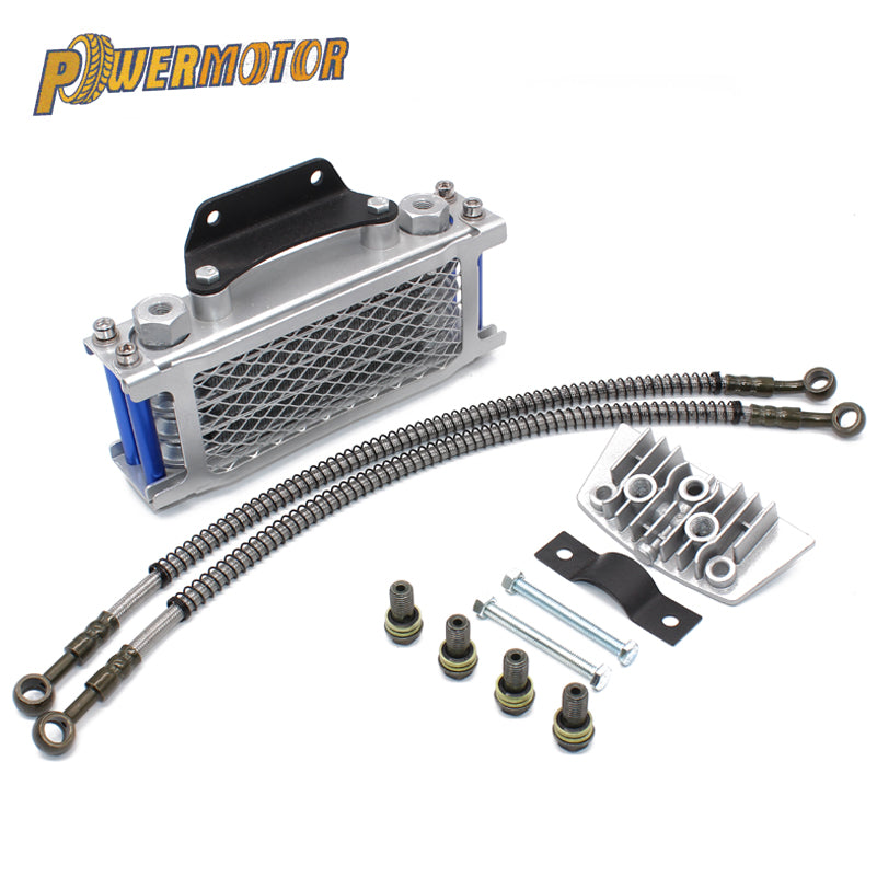 Motocross Oil Cooling Cooler Radiator Oil Cooler Set Monkey Bike for 50 70 90 110 125 140cc Dirt Bike DAX Pocket Bike ATV Motor