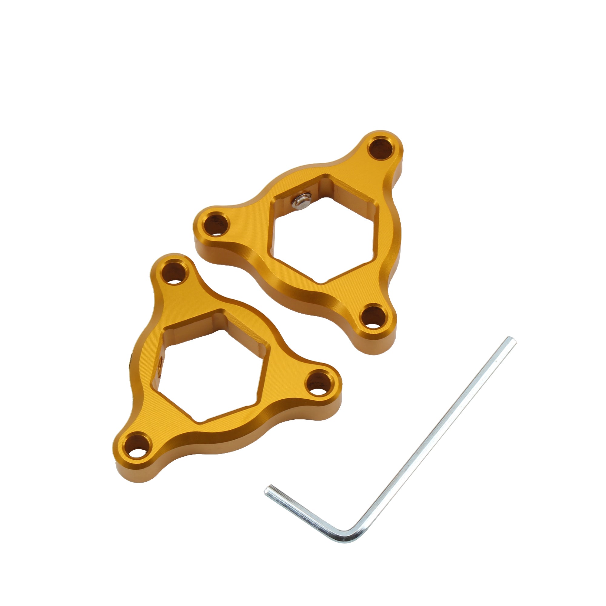 1 Pair Motorcycle Motorbike CNC Suspension Fork Preload Adjuster 14mm 17mm for Yamaha MT-09 YZF R6 Suzuki Kawasaki Ducati