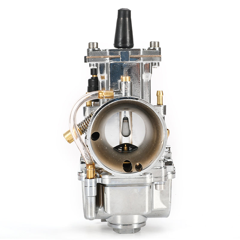 Universal PWK 28 30 32 34mm Carburetor Motorcycle Carburador Power Jet for Yamaha Mikuni Koso Silver Aluminum Alloy 90 Days 10cm