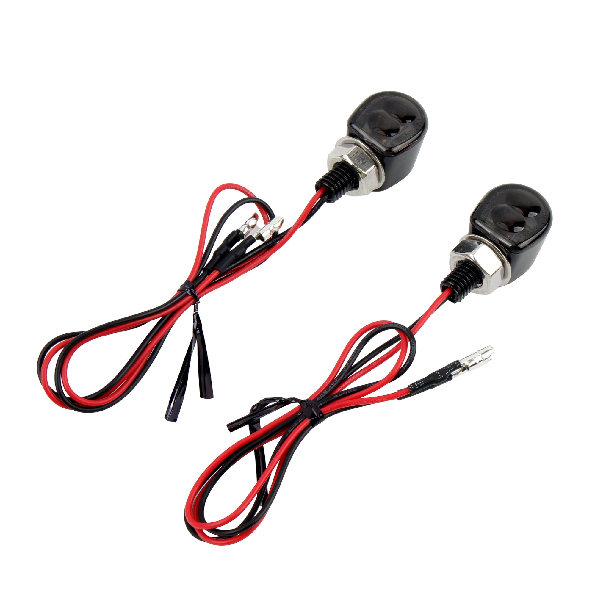 8mm Motorcycle Mini Led Turn Signal Indicators Blinker Lights Motorbike Flasher Signal Lamp For Harley Cafe Racer