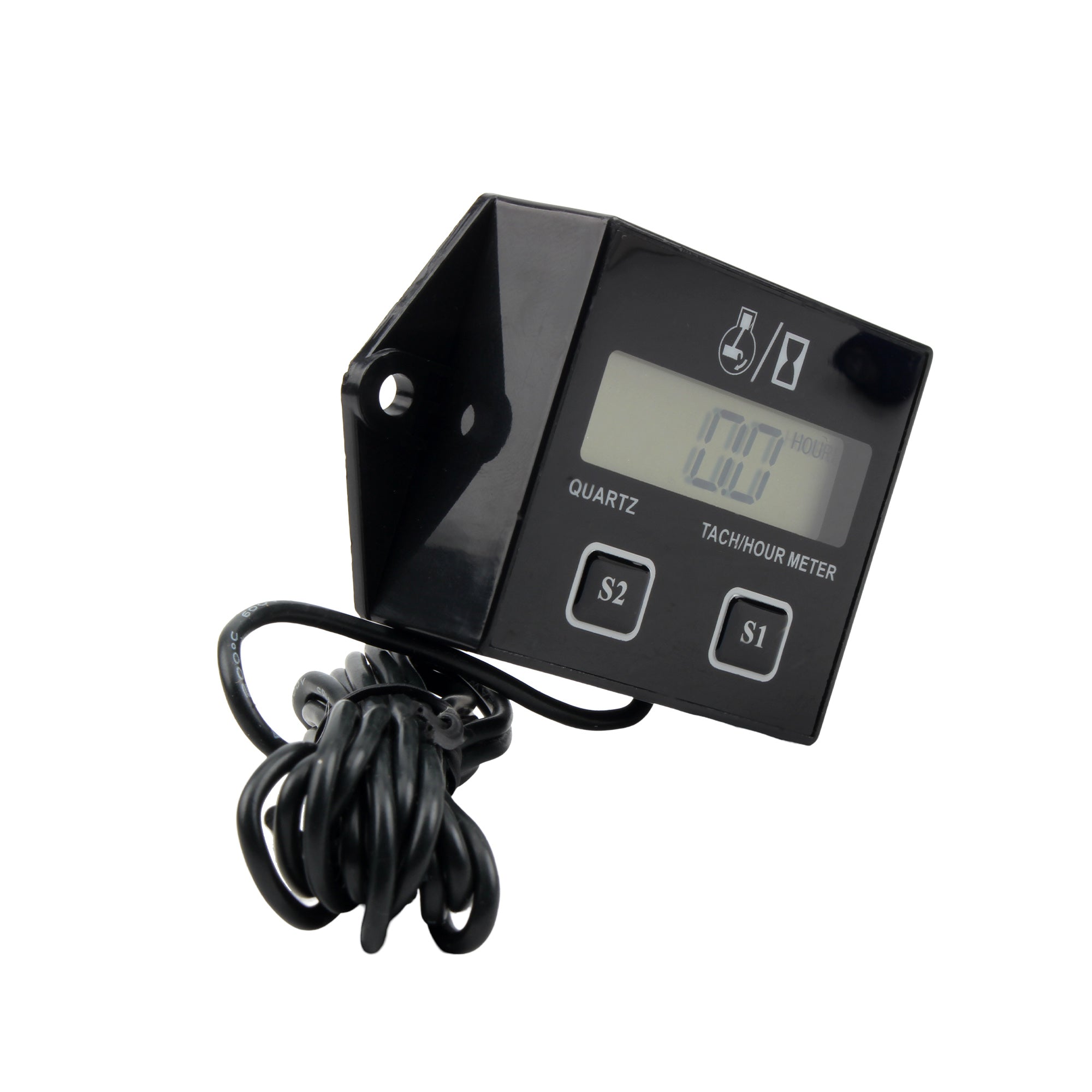 Motorbike 2-Stroke 4-Stroke Digital Engine Tach Hour Meter Tachometer Gauge Inductive Display Dirt Pit Bike Motorcycle Parts