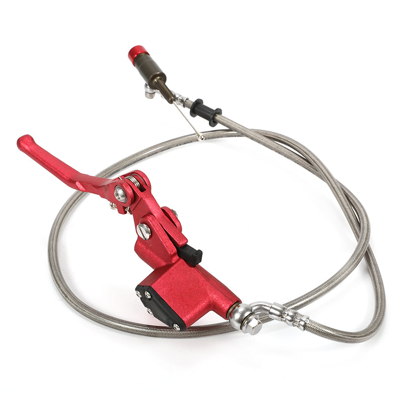 Dirt Bike Clutch Lever Aluminum 900Mm 1200Mm Stunt Folding Lever Motorcycle Brake Master Cylinder for 125-250Cc Hydraulic Clutch