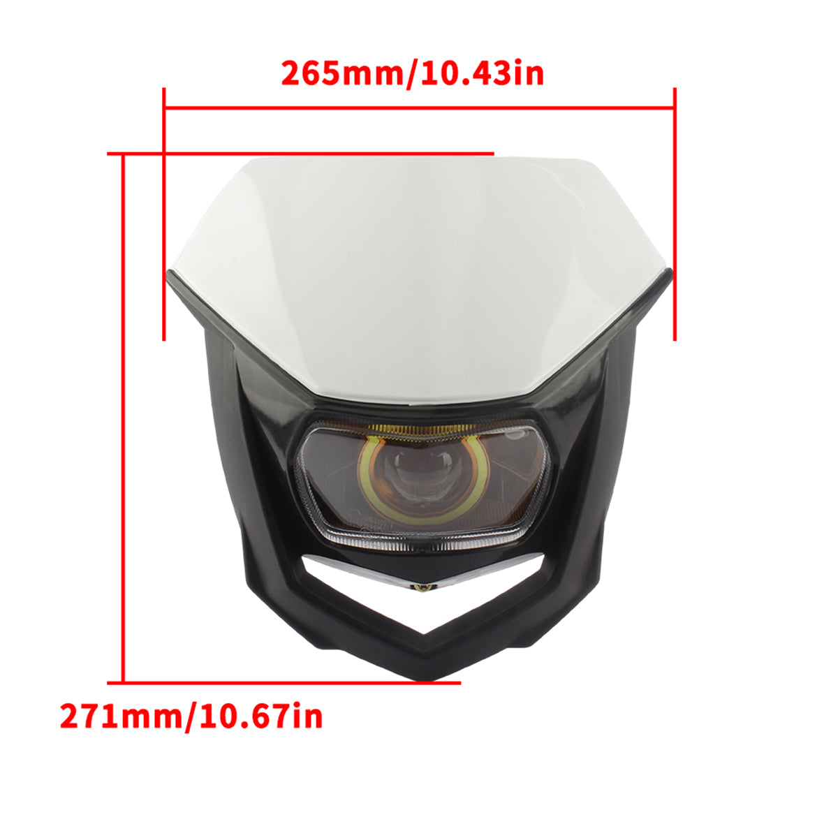 Motorcycle Led Headlight Cafe Racer for Yamaha YZ Honda CRF Suzuki Universal Head Light 35W Enduro Dirt Bike Motocross HeadLamp