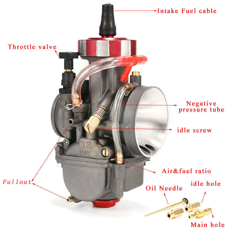 150cc Yamaha Universal Motorcycle Carburetor Carburettor For Pwk 30 32 34mm for 28mm Ce Aluminum Alloy 4T Four-cycle Engine