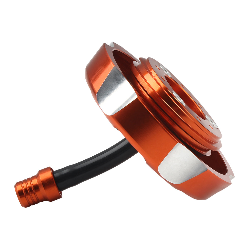 Motocross Tank Cell   Plastic Fuel Lid Oil Filler Cover With Breather Hoses Tubes for KTM Universal SX SXF XC EXC Motorcycle