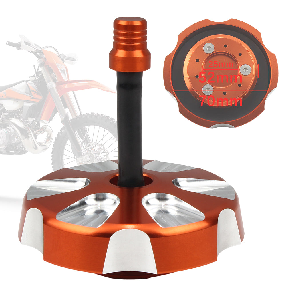 Motocross Tank Cell   Plastic Fuel Lid Oil Filler Cover With Breather Hoses Tubes for KTM Universal SX SXF XC EXC Motorcycle