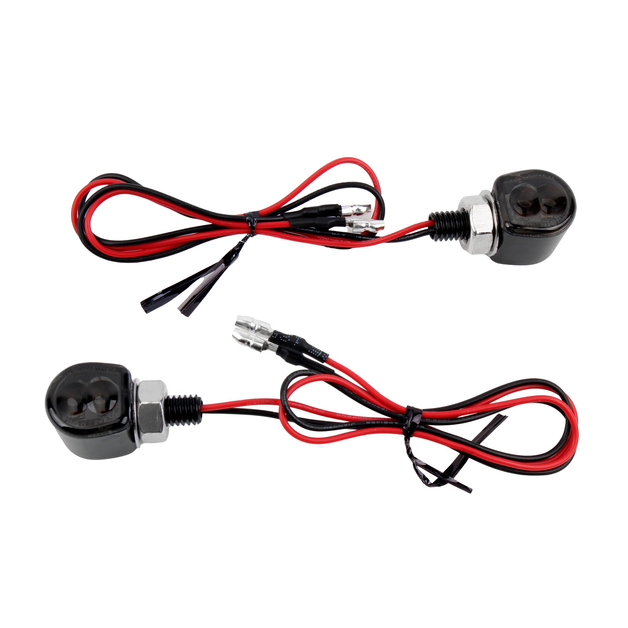 8mm Motorcycle Mini Led Turn Signal Indicators Blinker Lights Motorbike Flasher Signal Lamp For Harley Cafe Racer