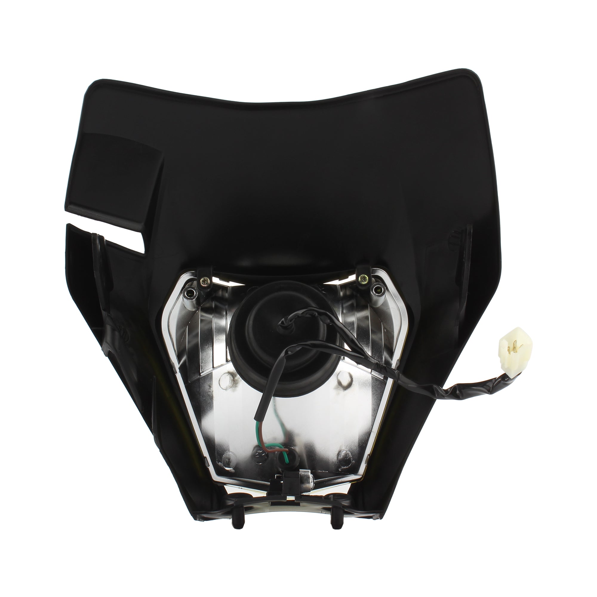 Motorcycle LED Headlight Yellow Mask for EXC XCF SX SXF XC XCF SMR CR YZF DRZ Supermoto 125 150 250 350 450 530 Enduro Halogen