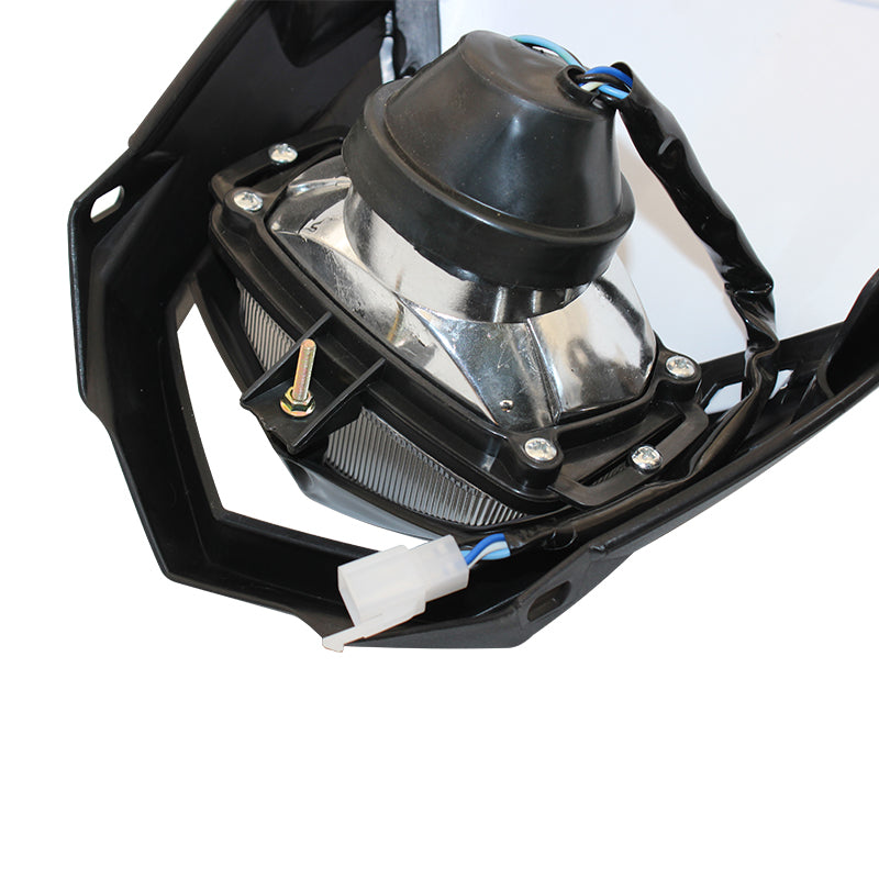 Universal Motorcycle Head Lamp H4 35W Headlight Lighting Dual Sport EndDirt Bike Fairing for Yamaha Honda Yamaha Suzuki Halogen