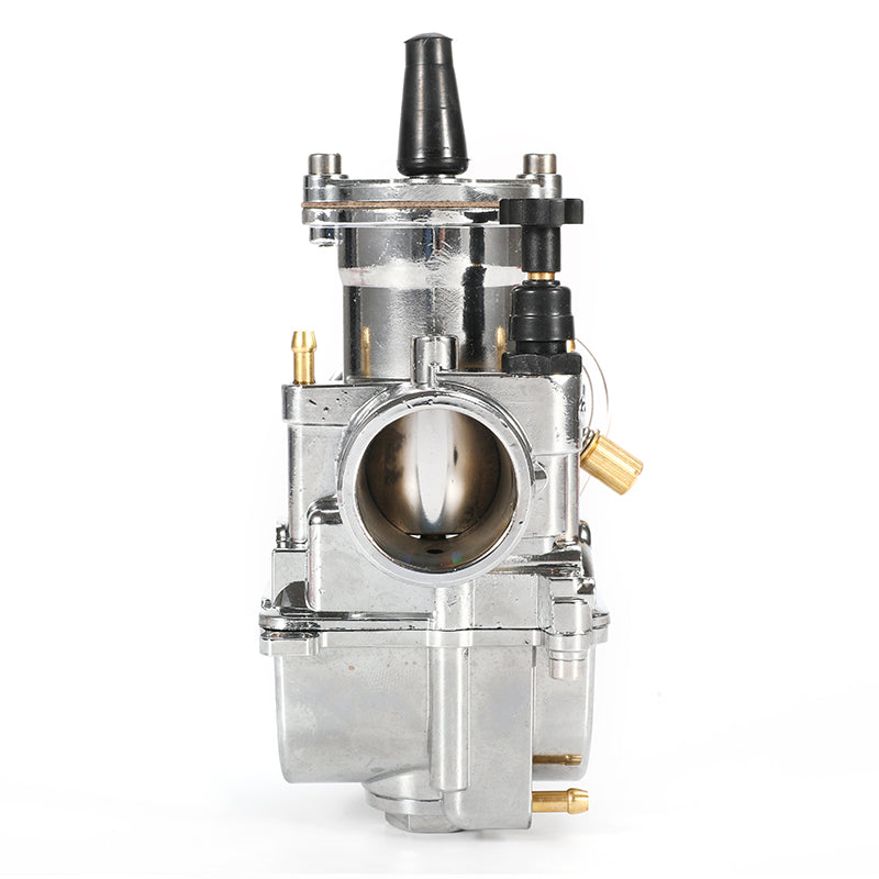 Universal PWK 28 30 32 34mm Carburetor Motorcycle Carburador Power Jet for Yamaha Mikuni Koso Silver Aluminum Alloy 90 Days 10cm