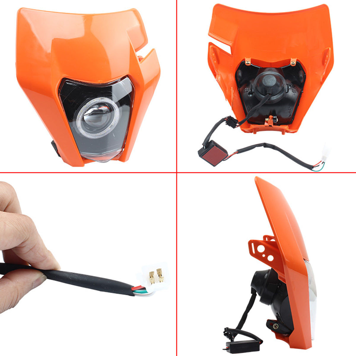 Led Headlights Motorcycle Auxiliary Lights Motorbike 12V Headlamp 2022 Supermoto for KTM Exclusive Accessories Dirt Bike Enduro