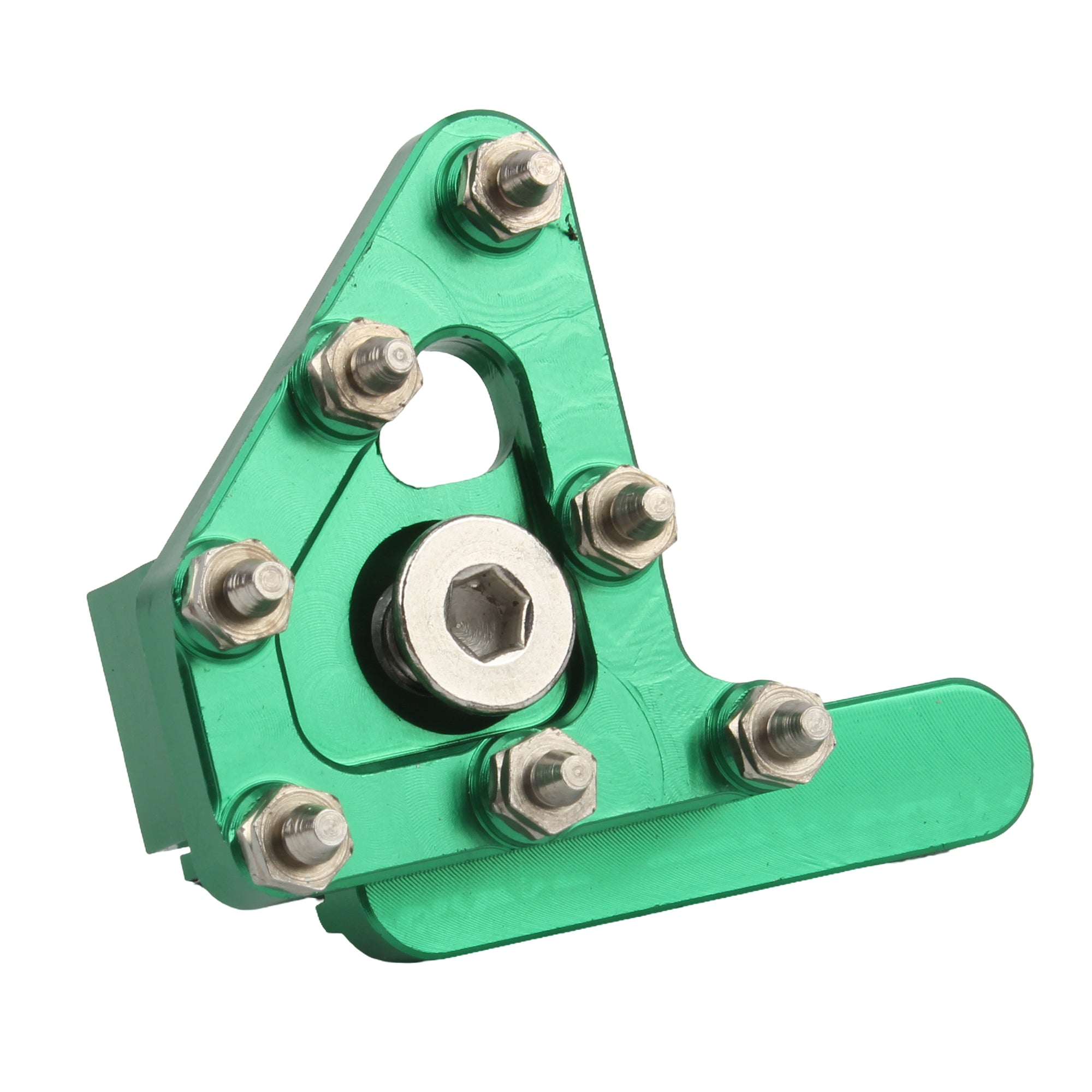 Powermotor Motorcycle Rear Brake Pedal Lever Step Plate Tip for CRF/KLX/YZF Rotatable Aluminum Alloy Motorbike Accessories