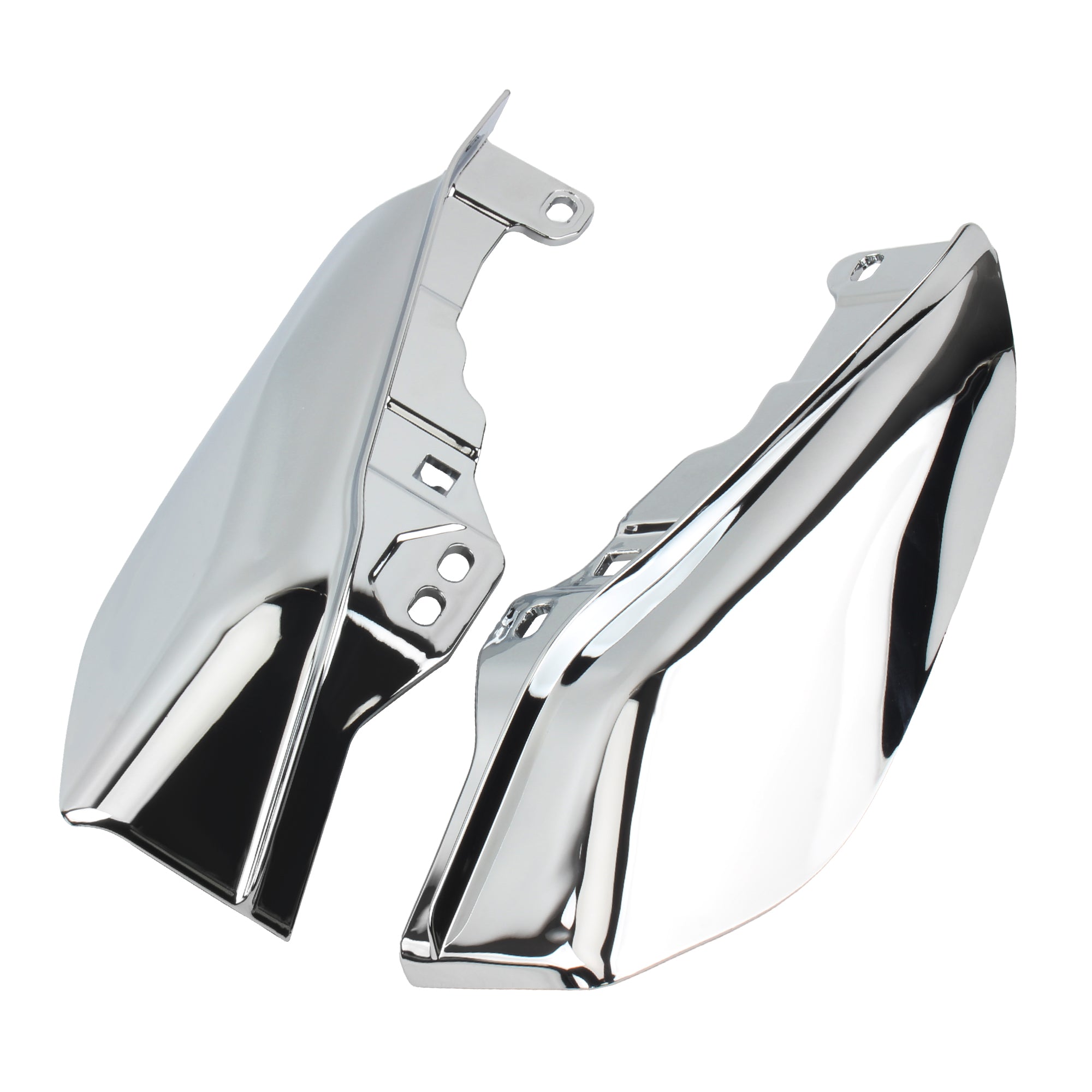 Motorcycle Mid-Frame Air Deflector Under Seat Engine Heat Shield for Harley Touring Street Electra Glide CVO Road King 2001-2022